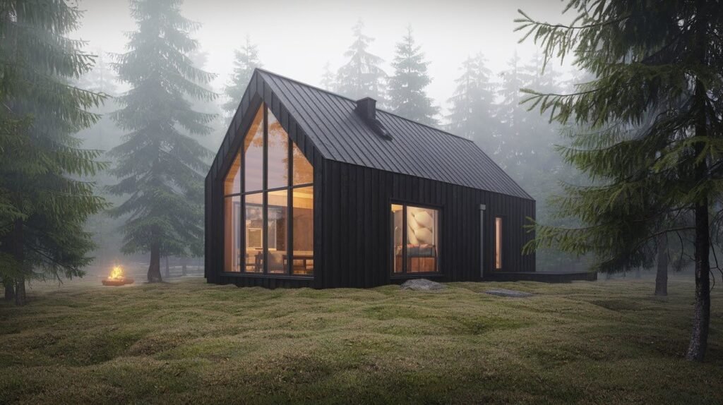 Bold Black Cabin