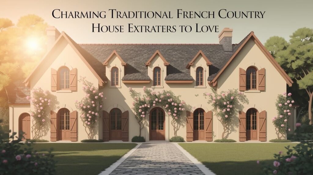 Charming Traditional French Country House Exteriors to Love Charming Traditional French