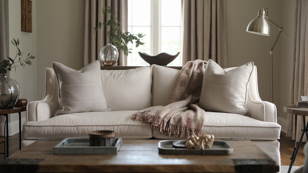 How to Drape a Throw on a Couch Like a Designer - Atdecor
