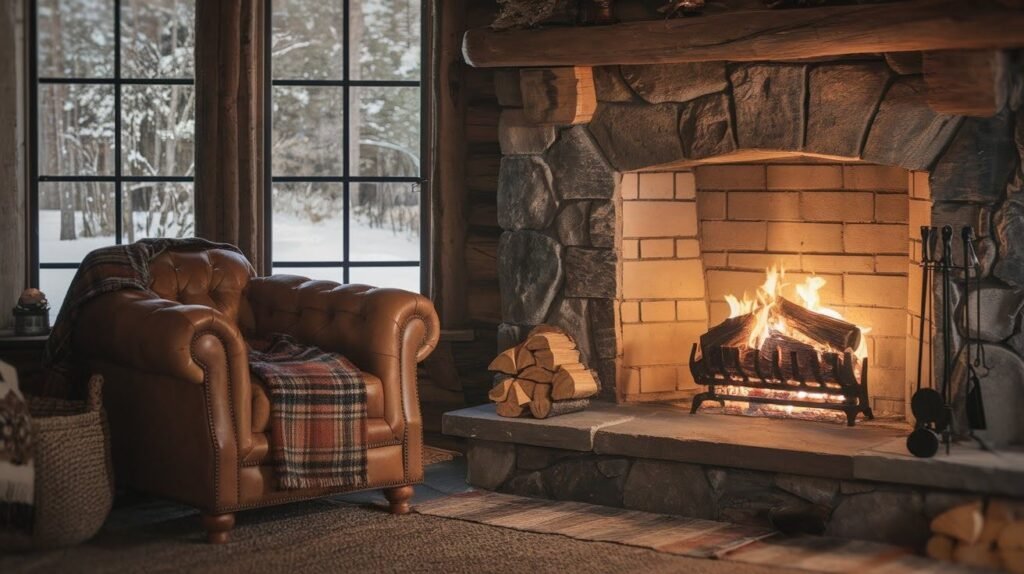 Cozy Cabin Fireplace Ideas