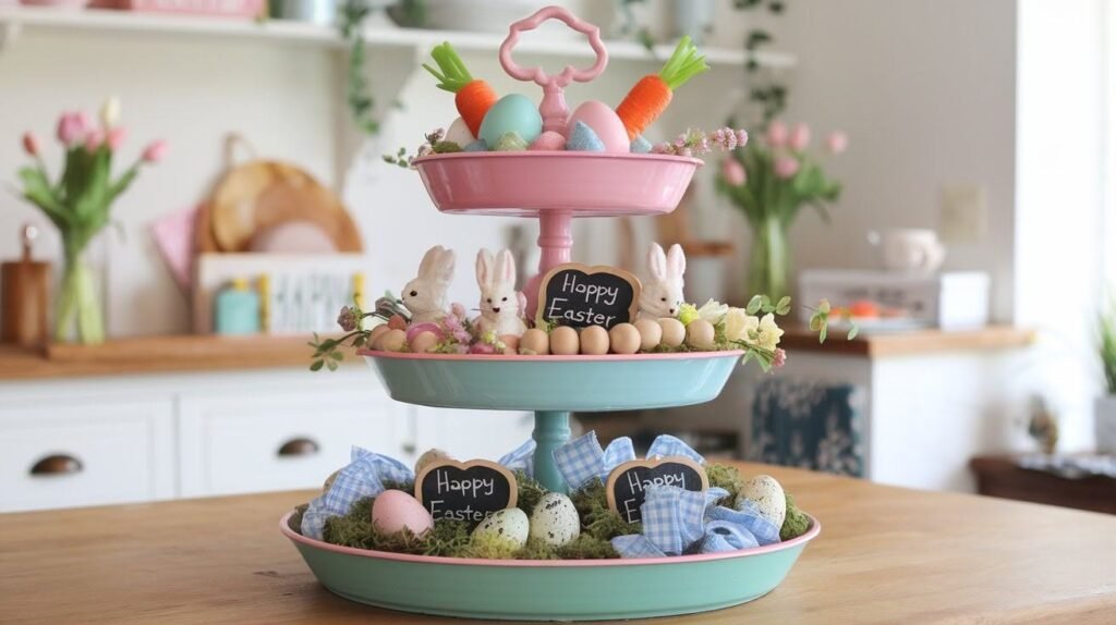 Easter Tiered Tray Ideas