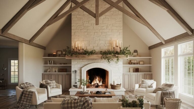 Farmhouse Vaulted Ceiling