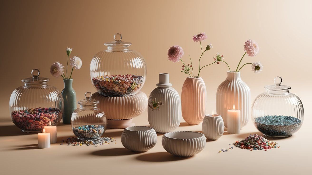 Glass and Ceramic Container Options