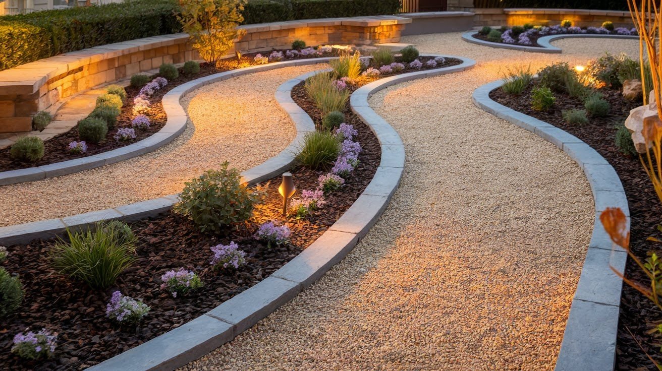 Gravel Courtyards and Pathways