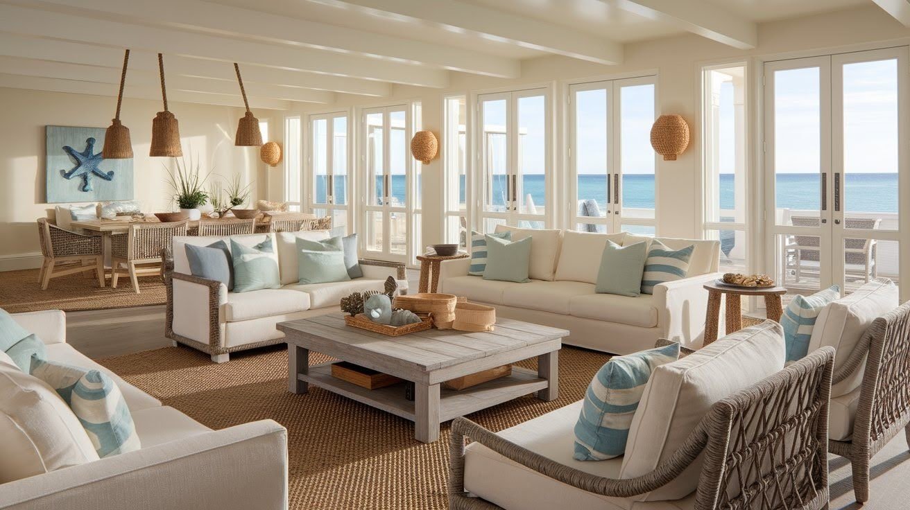 Living Room Coastal enhancements