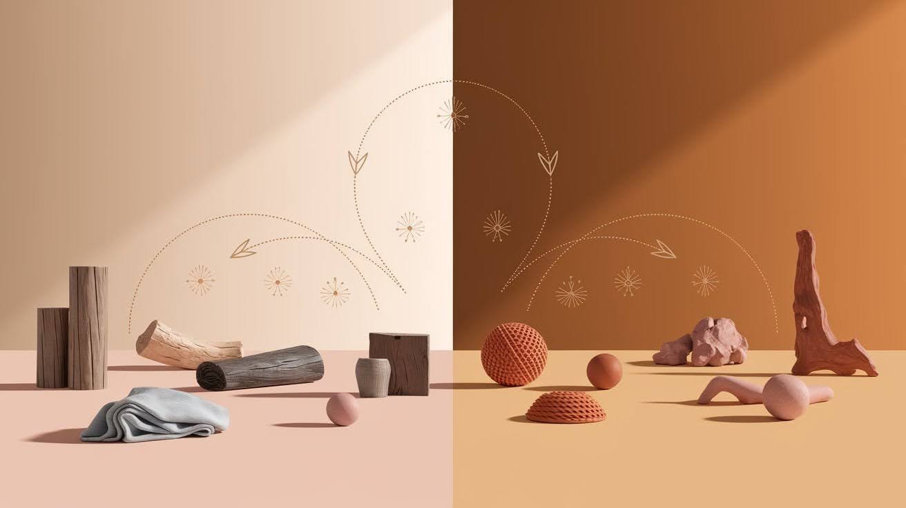 Material vs. Technique Distinction