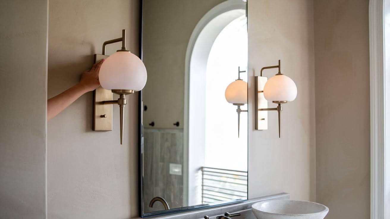 Mirror-to-Sconce Distance
