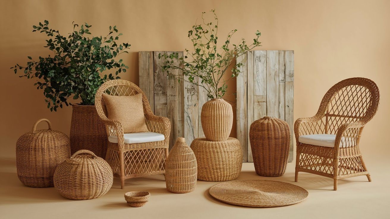 Natural Wicker Materials