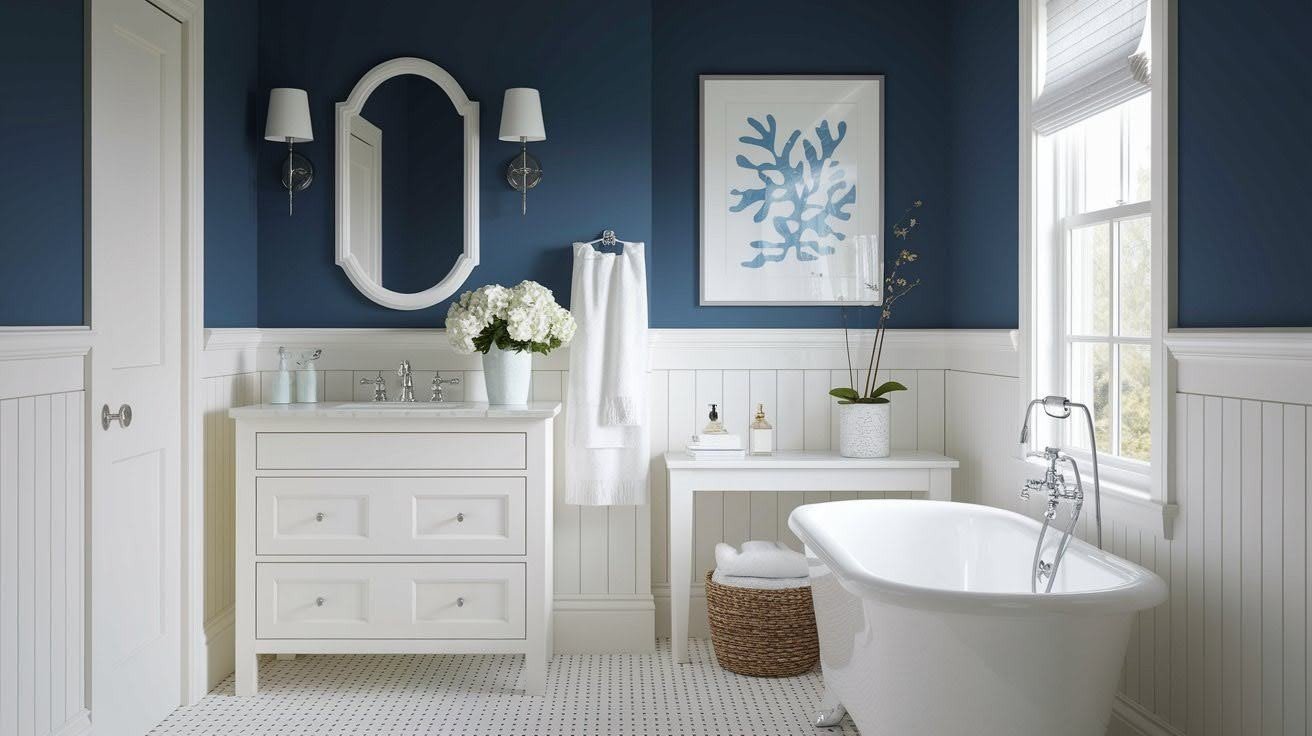 Coastal Powder Room Ideas for a Breezy Look - Atdecor