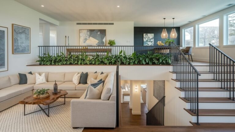 Split-Level Living Room
