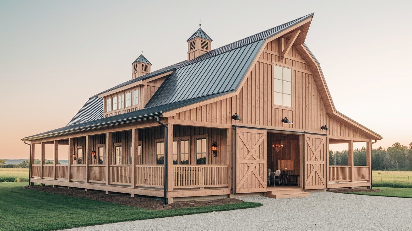 Wood-Framed Barndominium Options