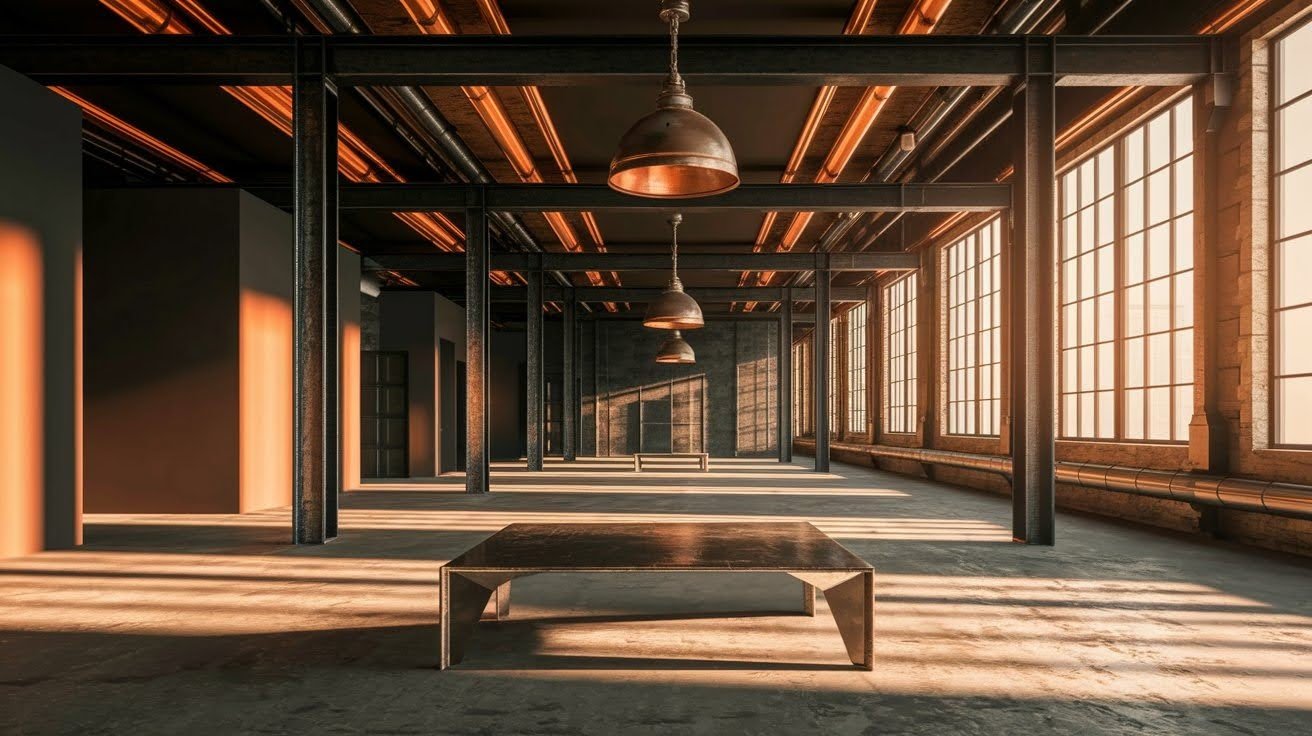  Metal and Industrial-Inspired Designs