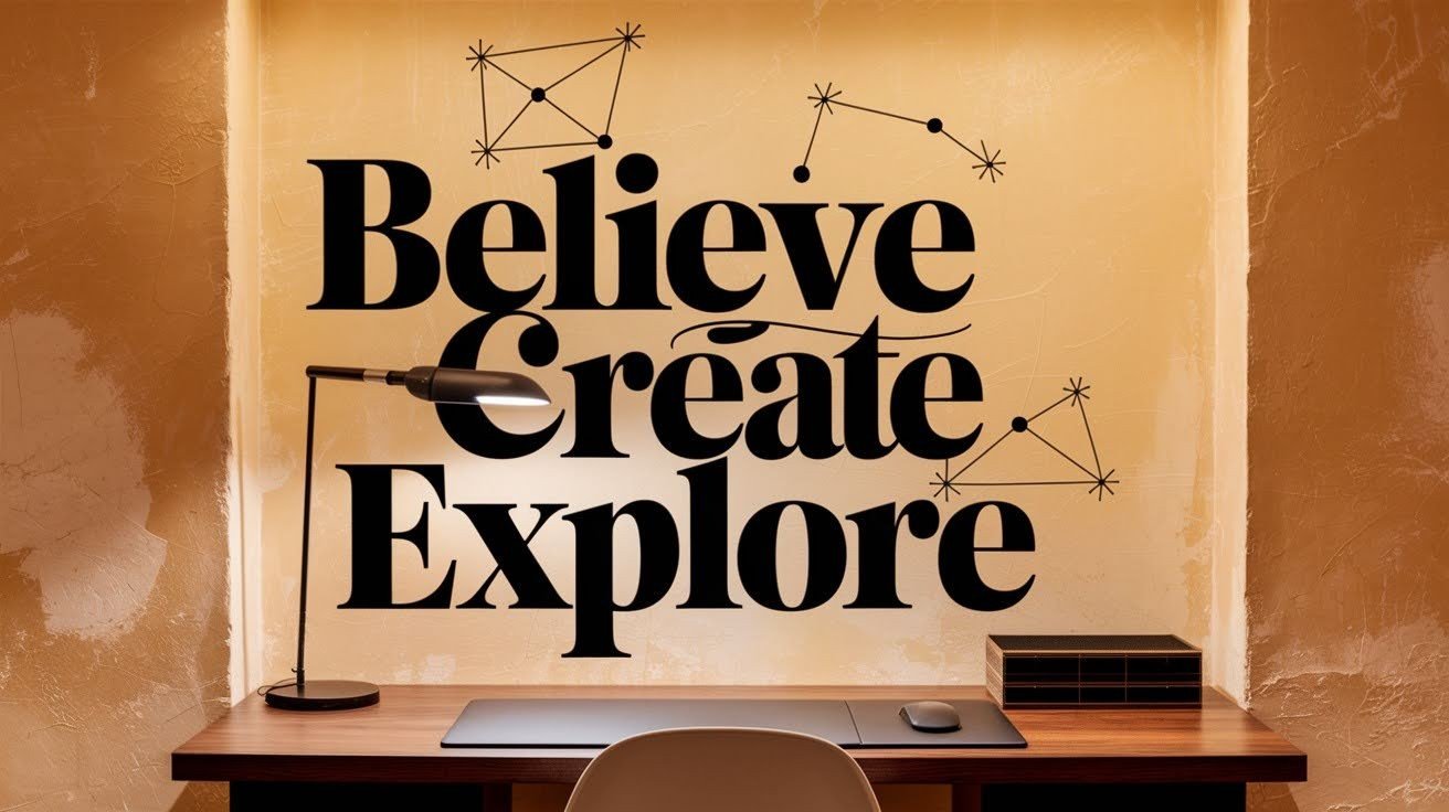 Typography and Quote-Based Collage