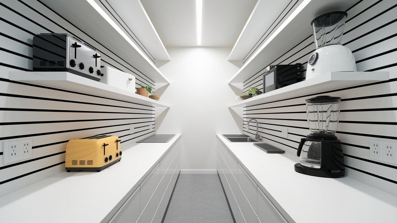 Wall-Mounted Appliance Storage