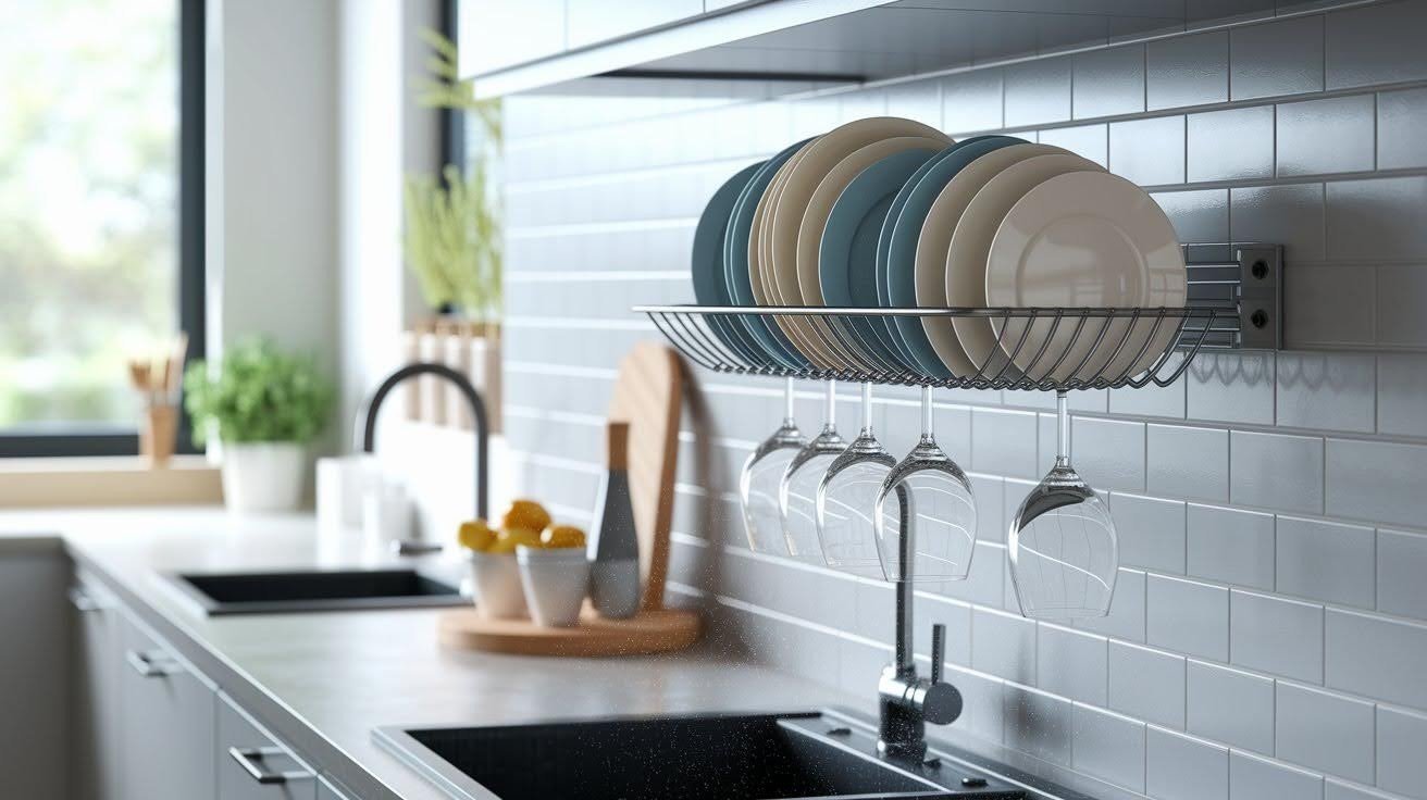 Wall-Mounted Dish Drying Systems